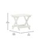 Flash Furniture Monterey 3-Pc Adirondack Set w/2 Adjustable HDPE Loungers w/Cup Holders and Folding Side Table, Wht LE-HMP-2017-2-T1620H-WT-GG - alternate 2